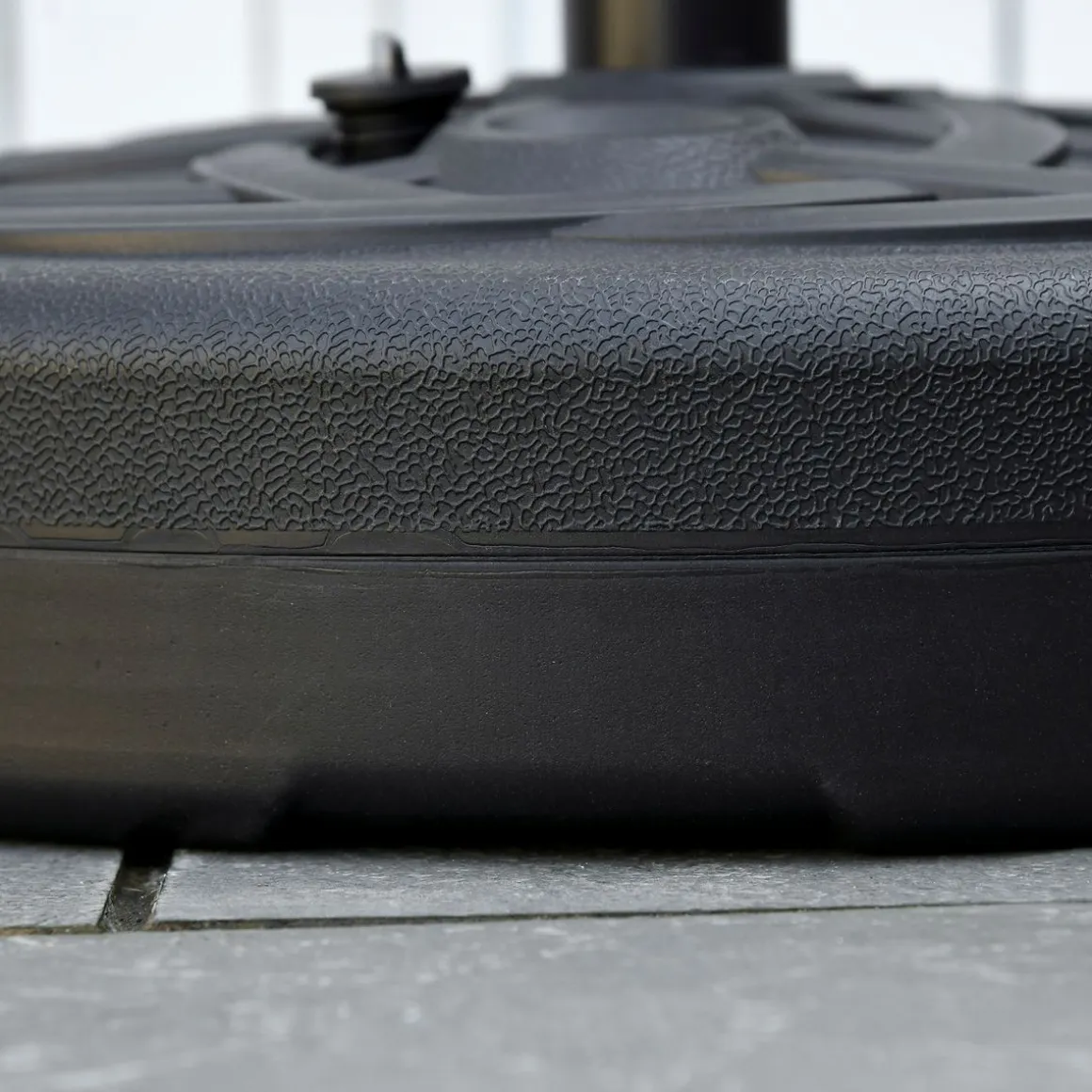 Pie de sombrilla Outsunny rellenable para postes de Ø38/48 mm