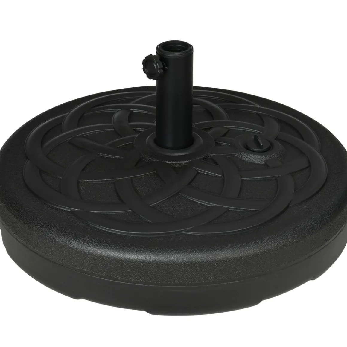 Pie de sombrilla Outsunny rellenable para postes de Ø38/48 mm