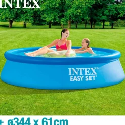 Piscina hinchable Easy Set Intex 1942L sin depuradora Ø244x61 cm