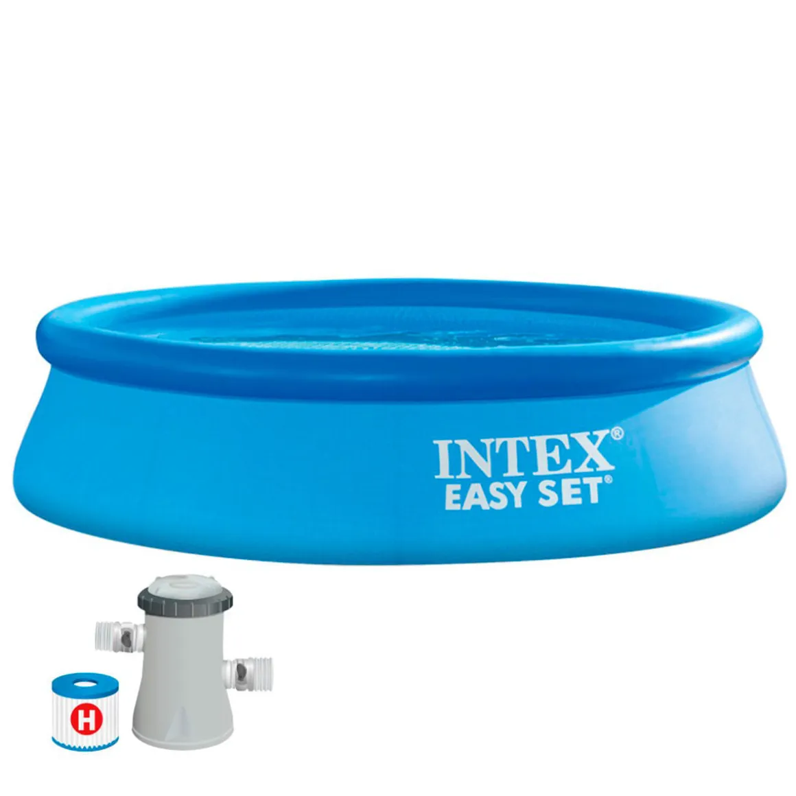 Piscina hinchable Easy Set Intex 3853L 4 personas con depuradora azul Ø305x76 cm