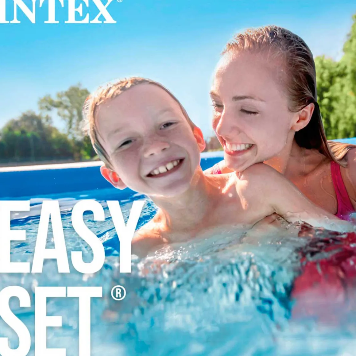 Piscina hinchable Easy Set Intex 3853L 4 personas con depuradora azul Ø305x76 cm