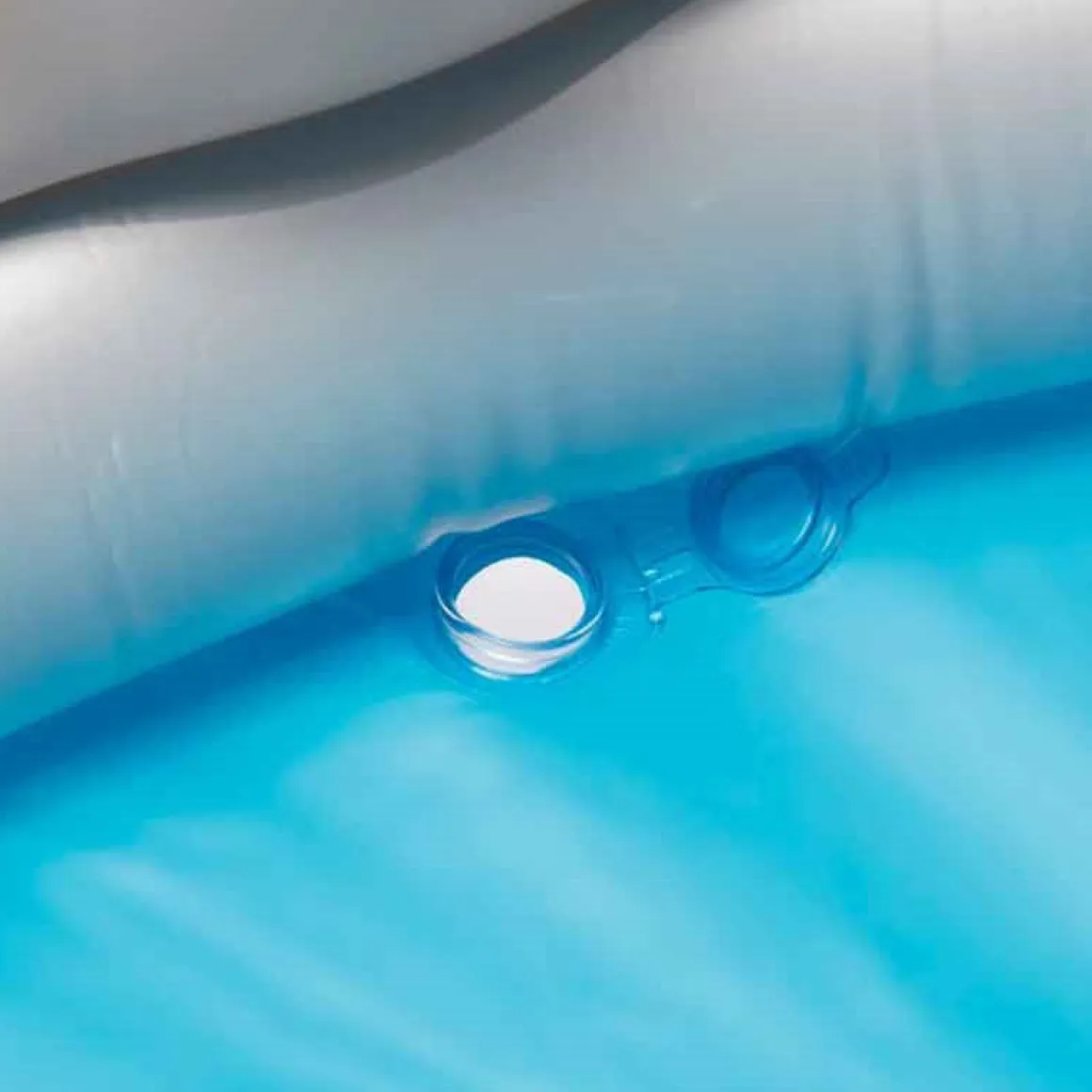 Piscina hinchable infantil Bestway nave espacial 512L +3A plata Ø152x43 cm