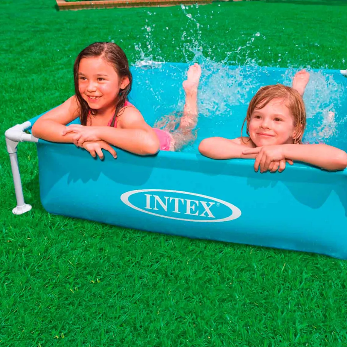 Piscina infantil Small Frame Intex cuadrada 342L +2A 30x122x122 cm
