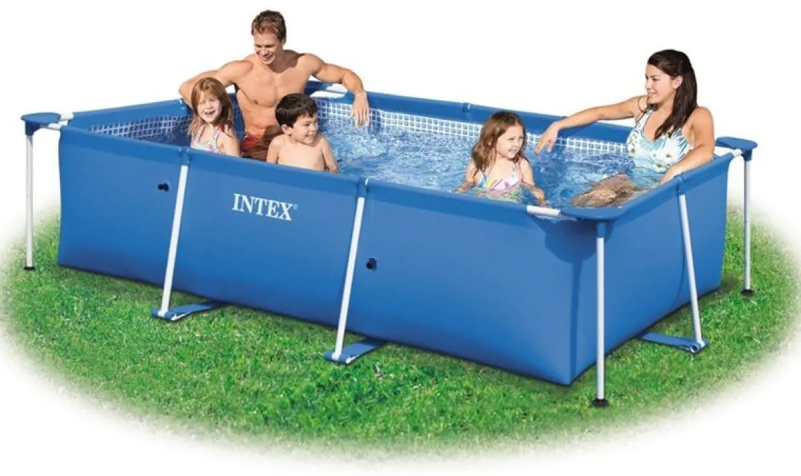 Piscina rectangular Small Frame Intex familiar 28270 1662L 220x150 cm