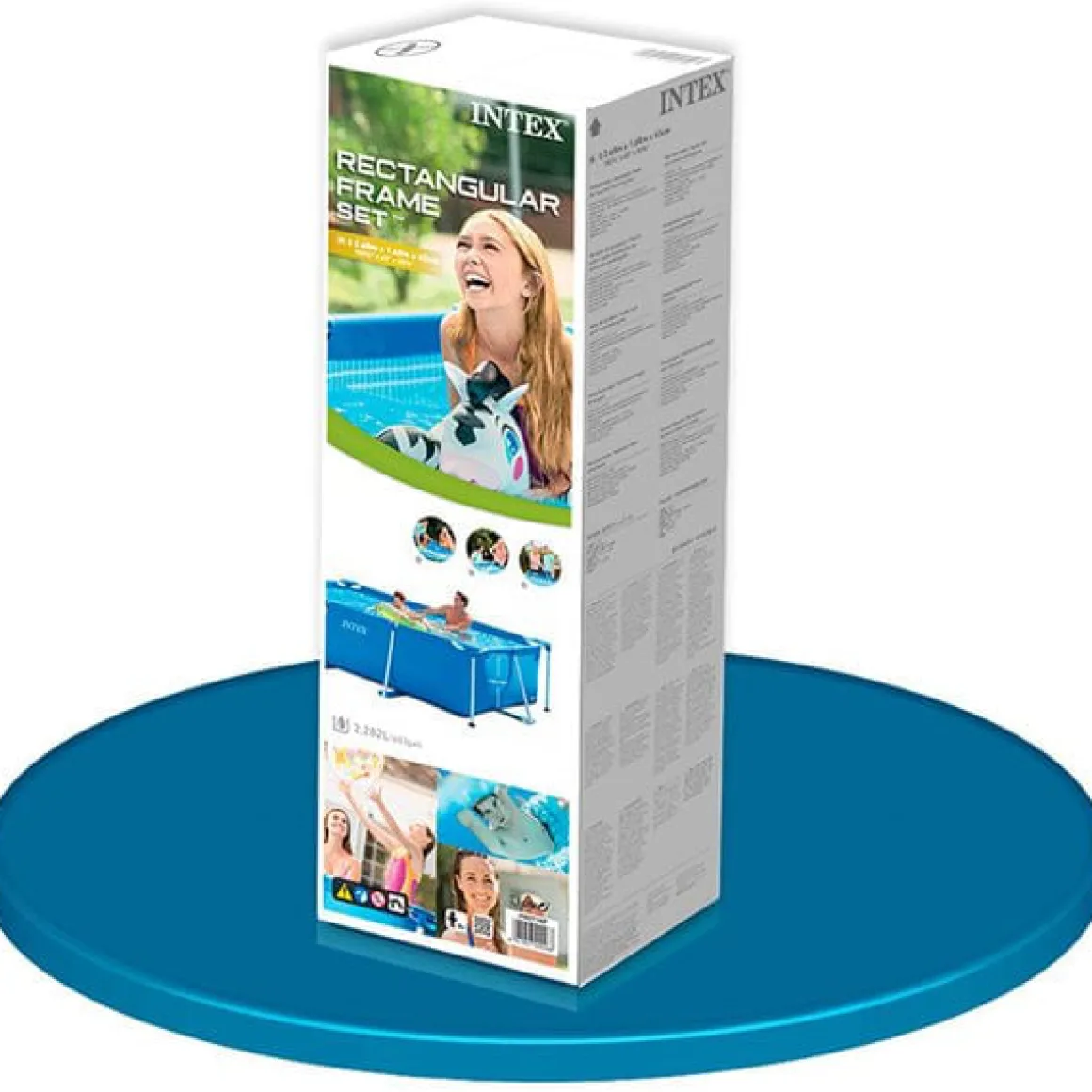 Piscina rectangular Small Frame Intex familiar 28271 2282L 65x260x160 cm
