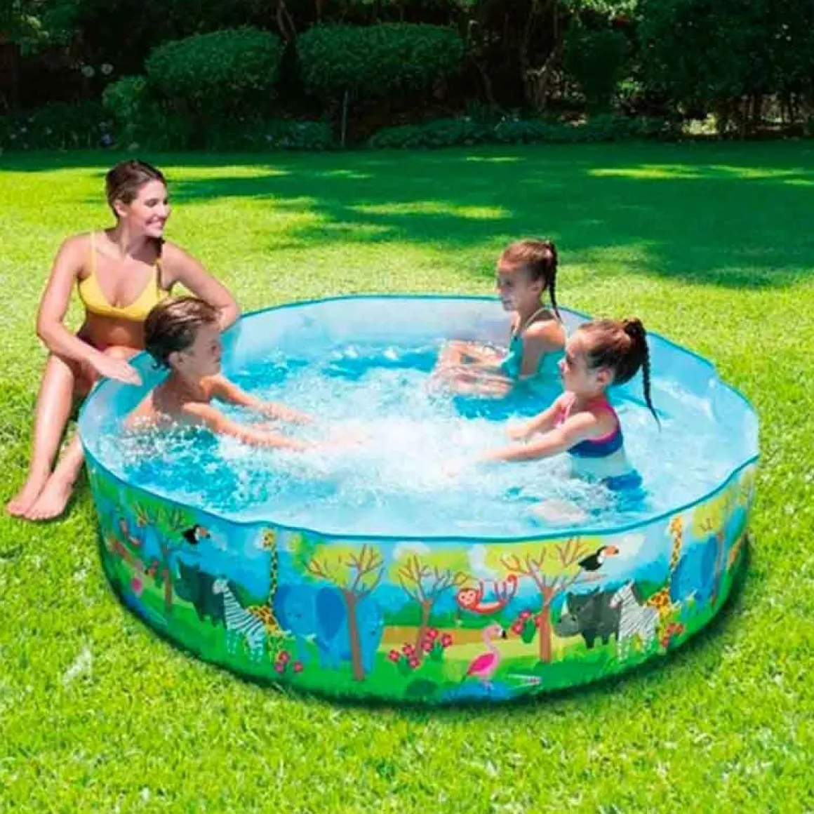 Piscina rígida circular Safari Solmar +3A Ø183x38 cm