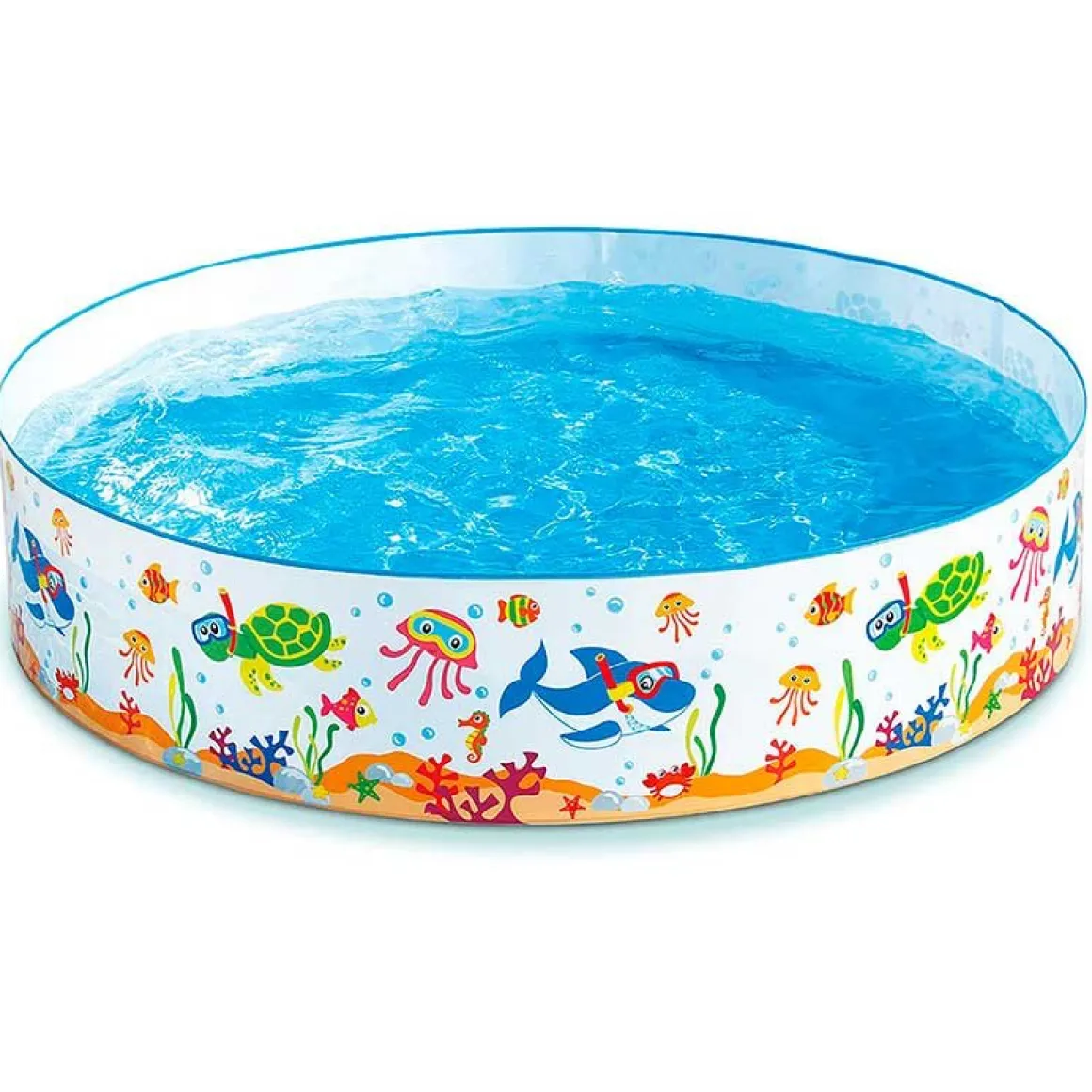 Piscina rígida infantil Summer Waves 300L +3A estampado animal Ø183x38 cm