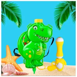 Pistola de agua mochila dino +3A 33x46x8 cm