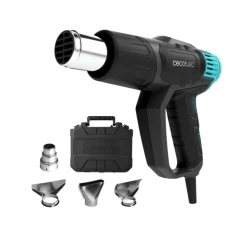 Pistola de calor Cecotec Hell Gun 7500 Full Equip 2000W 4 cabezales negro