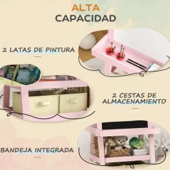 Pizarra infantil Barra Aiyaplay 3 en 1 108x51x50 cm