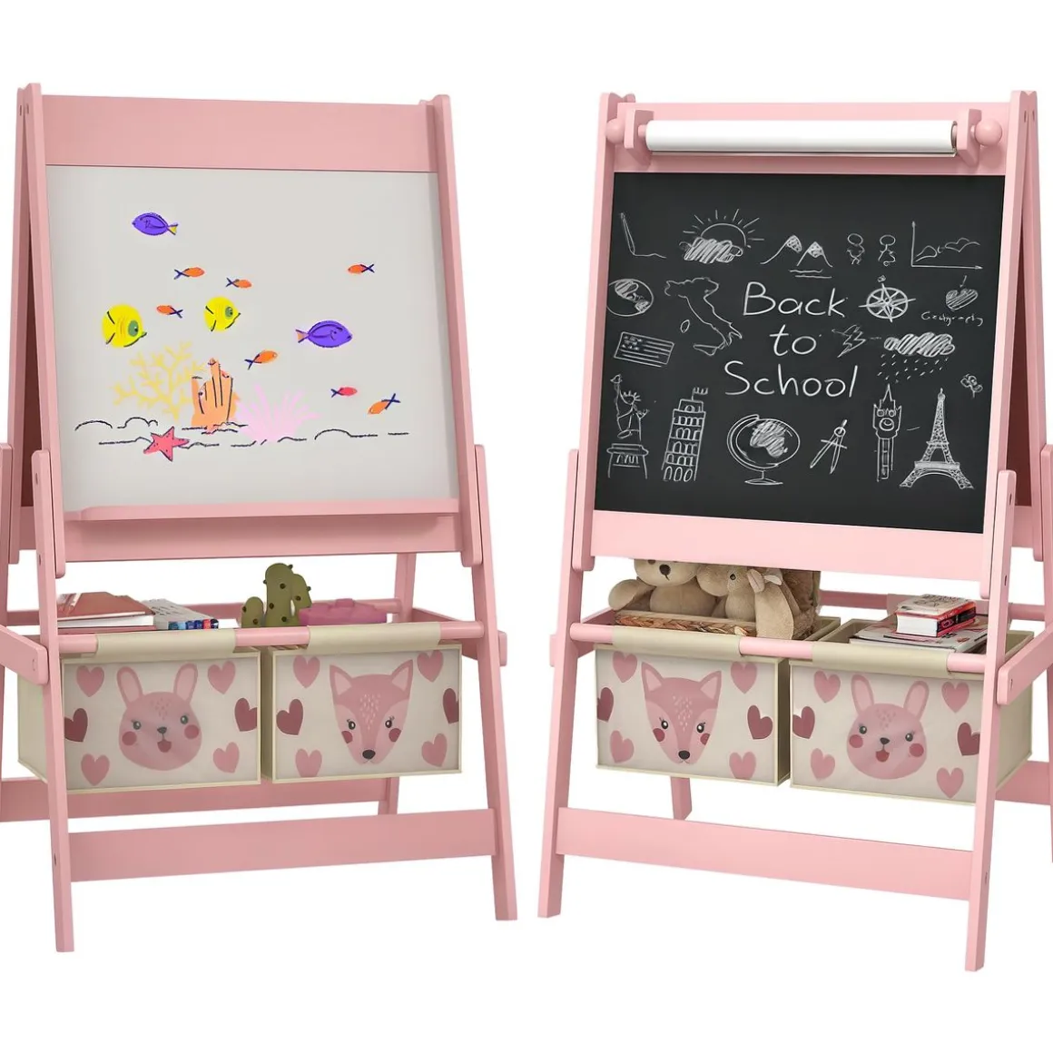 Pizarra infantil Forest Aiyaplay 3 en 1 93x54x46,5 cm