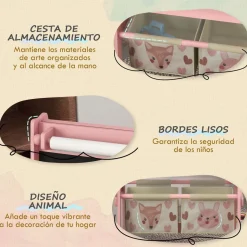 Pizarra infantil Forest Aiyaplay 3 en 1 93x54x46,5 cm