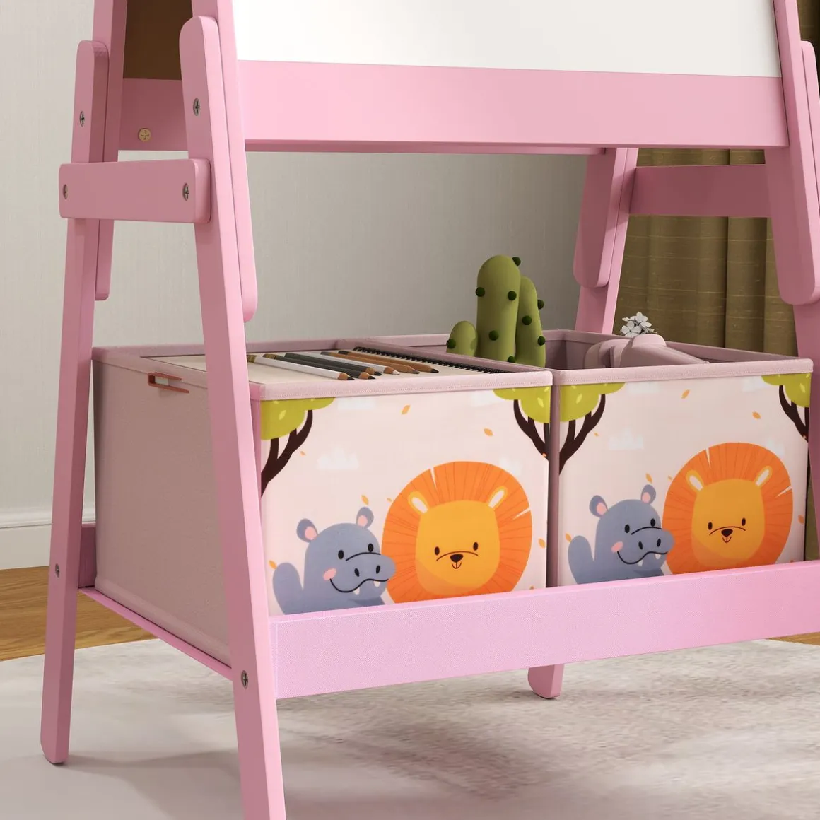 Pizarra infantil Safari Aiyaplay 2 en 1 113x53,5x49 cm