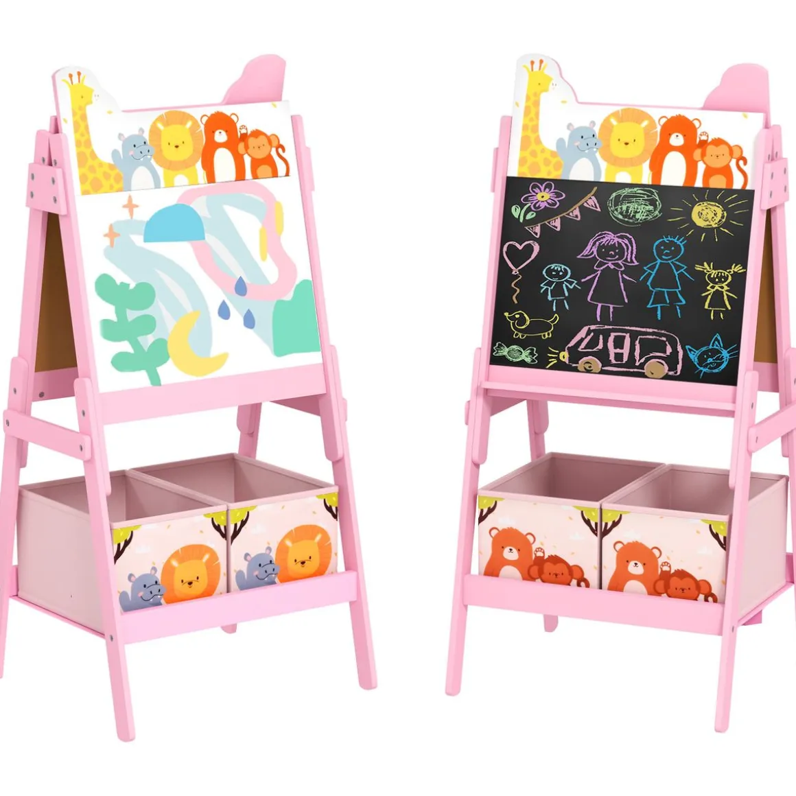 Pizarra infantil Safari Aiyaplay 2 en 1 113x53,5x49 cm
