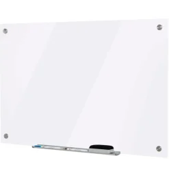 Pizarra magnética Vinsetto con 4 rotuladores+borrador blanco 60x90x0,45 cm