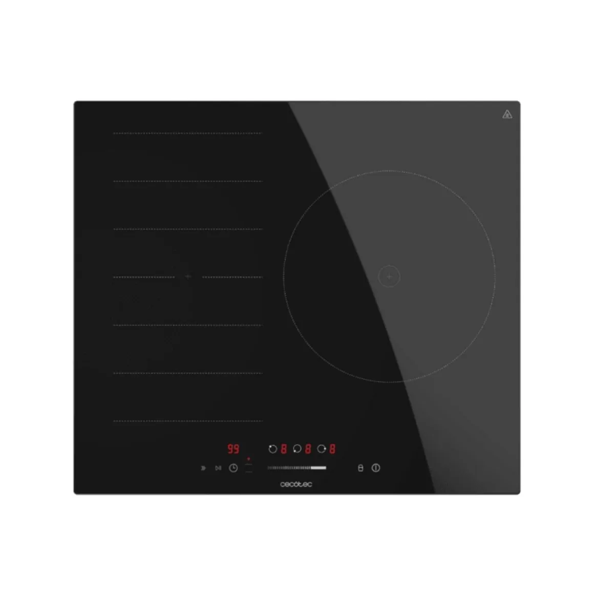Placa de inducción Bolero Saquad I 3001 Flex 6600W 9 niveles negro 59 cm
