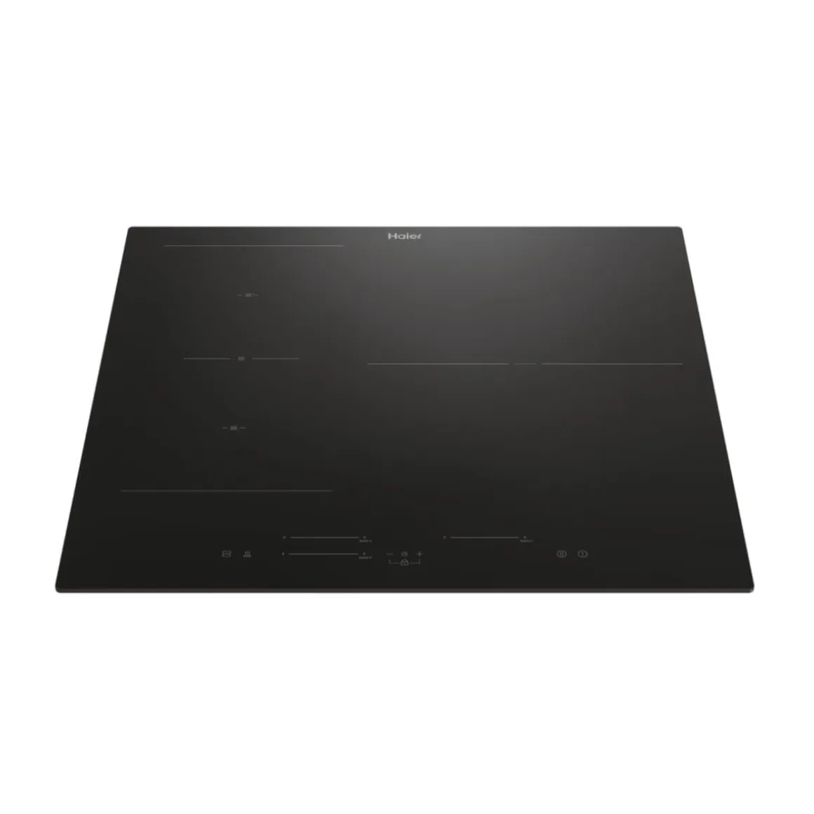Placa de inducción Haier HAIS63MC/G3 3 fuegos temporizador negro 59 cm