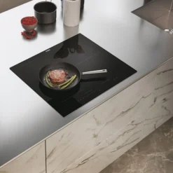 Placa de inducción Haier HAIS63MC/G3 3 fuegos temporizador negro 59 cm