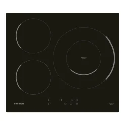 Placa de inducción Infiniton IND3BK8G32 8000W 3 zonas 9 niveles negro 59 cm