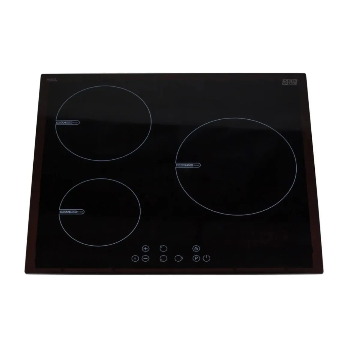 Placa de inducción New Pol NW3IND.K2 3 zonas + temporizador 59 cm negro