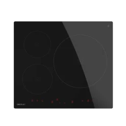 Placa inducción Cecotec Bolero Squad I 3600 7400W 3 zonas 9 potencias negro