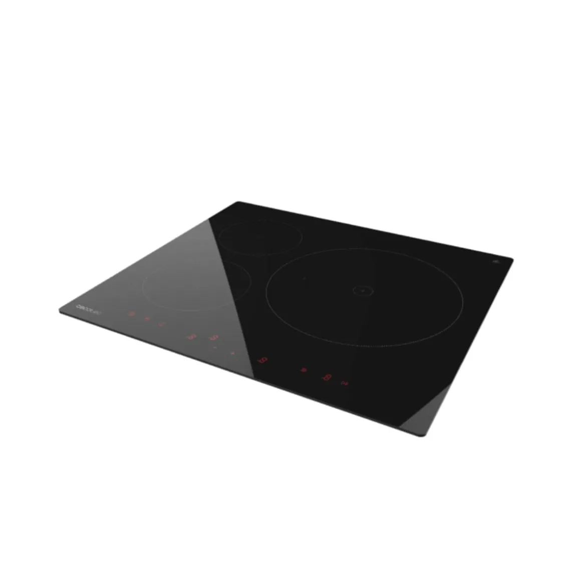 Placa inducción Cecotec Bolero Squad I 3600 7400W 3 zonas 9 potencias negro