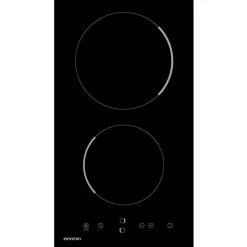 Placa vitrocerámica Infiniton VIT2FBN 2 zonas de cocción 9 niveles de potencia negro