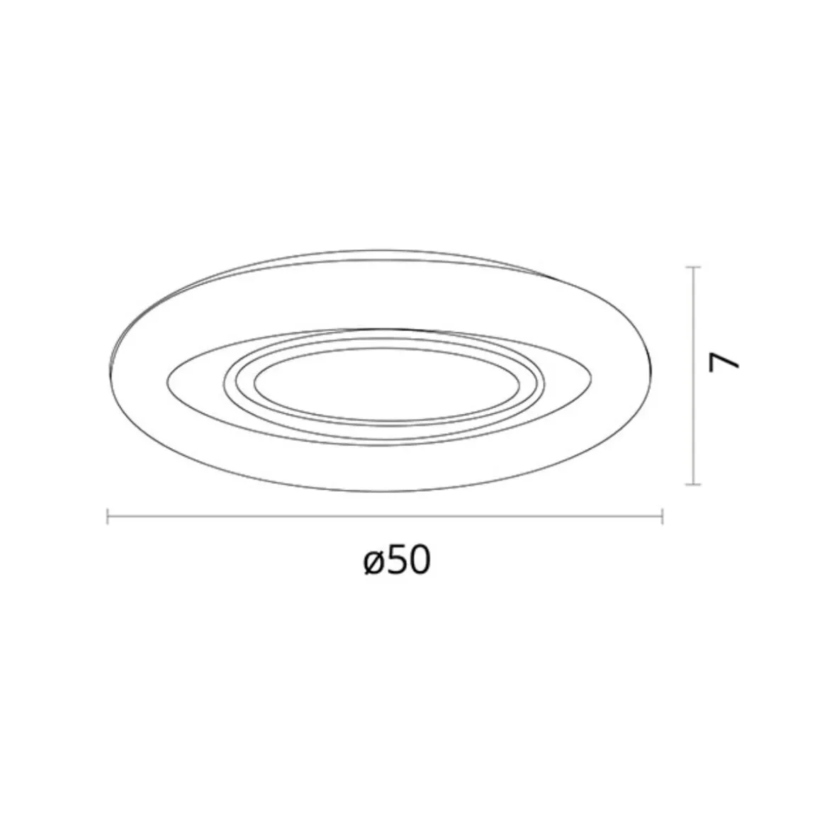 Plafón Amaltea Bel Air 116W luz LED 10900 lm blanco Ø50x7 cm