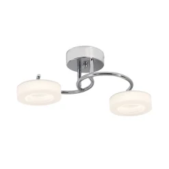 Plafón Tokio Lumit 24W 4000K 1920 lúmenes cromo 17,5x41,5x17 cm