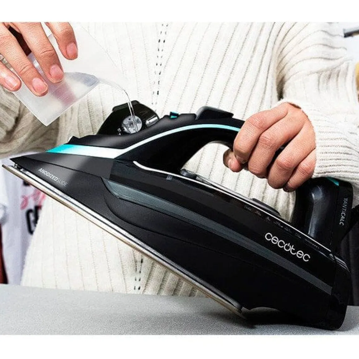 Plancha Cecotec 3D ForceAnoized 750 Smart Pantalla LCD