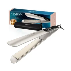 Plancha de pelo Cecotec Lisse Keratin Essence revestimiento cerámico beige