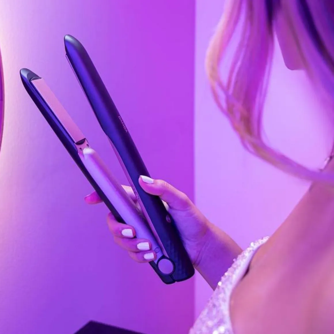 Plancha de pelo Cecotec RitualCare Liberty Pro inalámbrica revestimiento cerámico negro