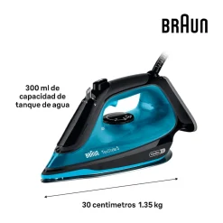 Plancha de vapor Braun SI5256BL 2600W 210 g/min azul