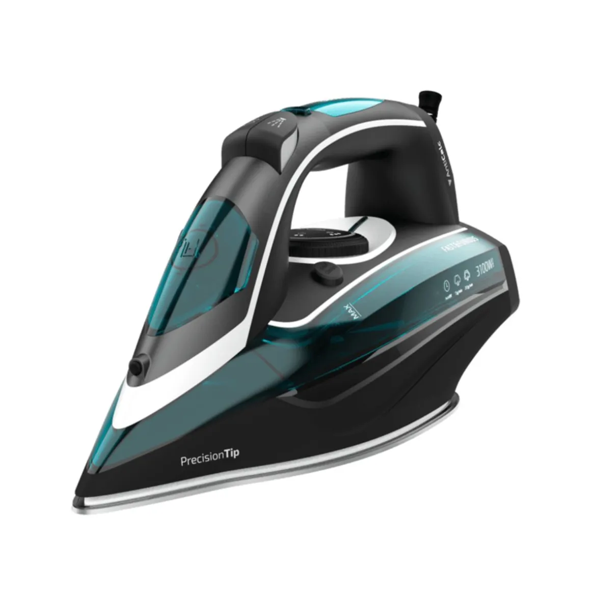 Plancha de vapor Cecotec Fast&Furious 6050 X-Treme 3100W 75 g/min suela anodizada negro