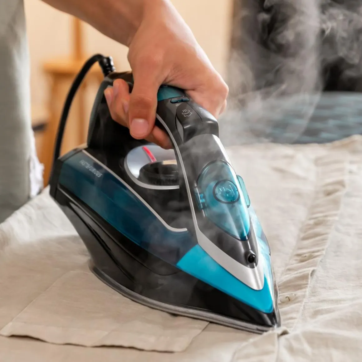 Plancha de vapor Cecotec Fast&Furious 6050 X-Treme 3100W 75 g/min suela anodizada negro