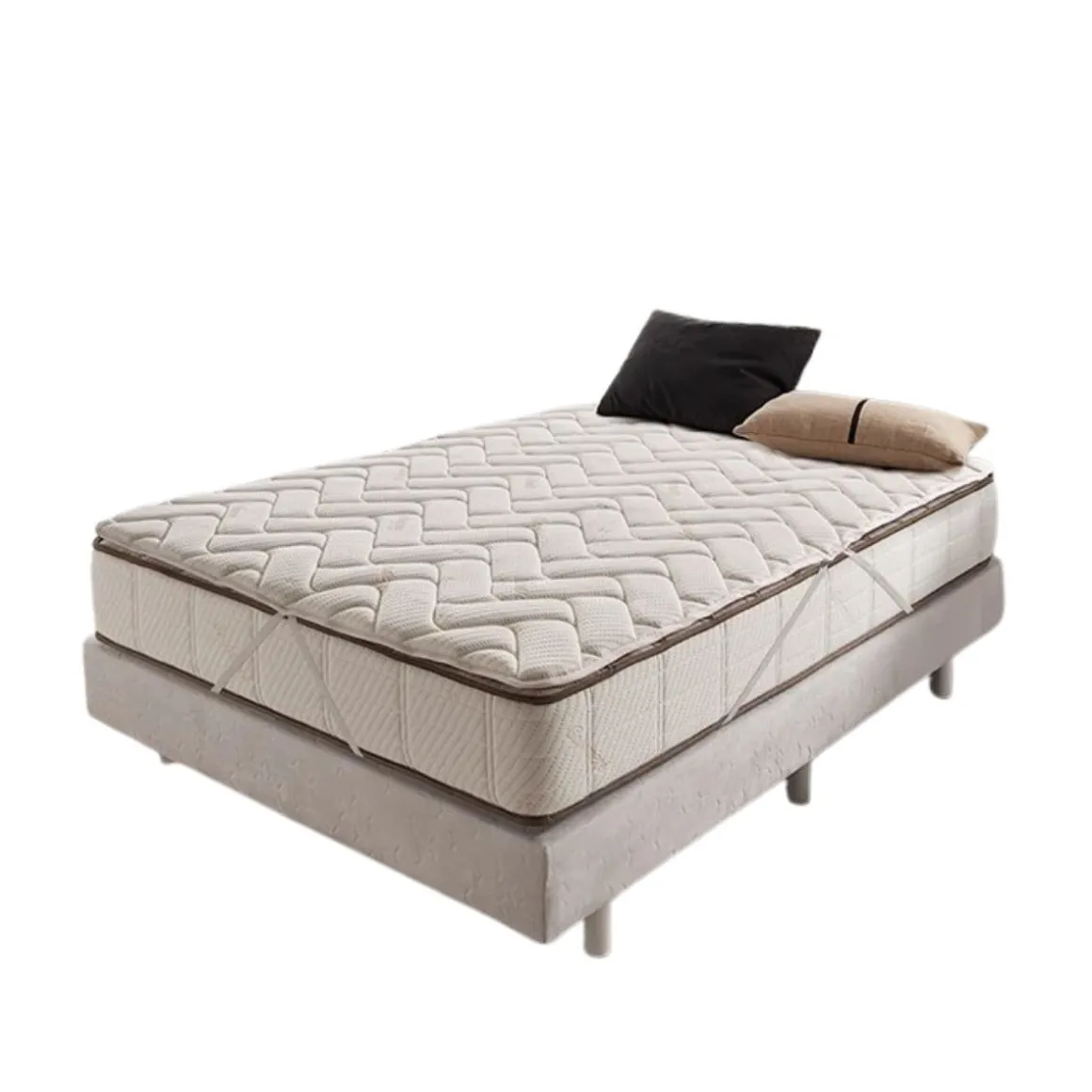 Plancha de viscoelástica Topper Cashmere 55kg/m³ firmeza media/alta beige