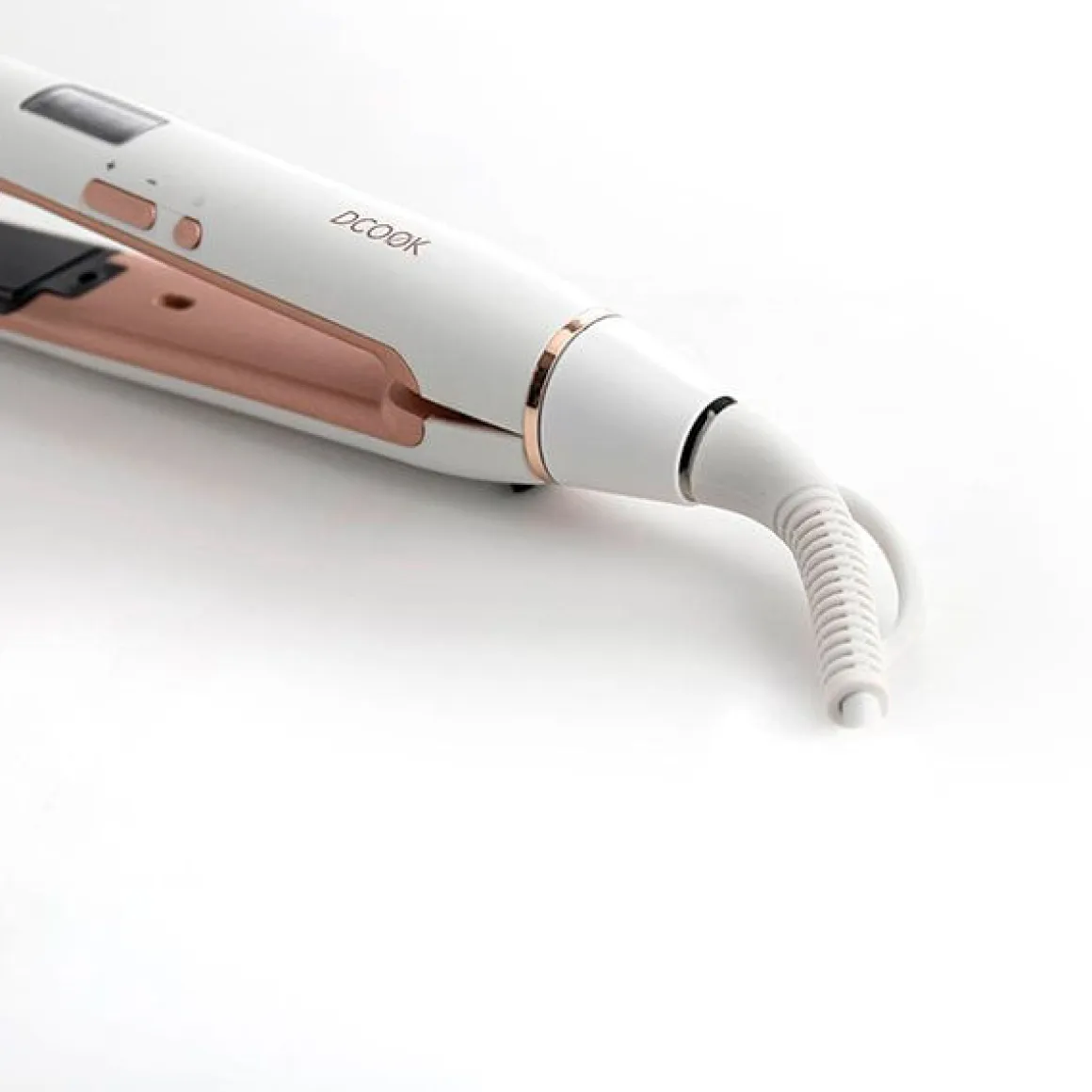 Plancha del pelo cerámica Dcook 50W con selector de temperatura