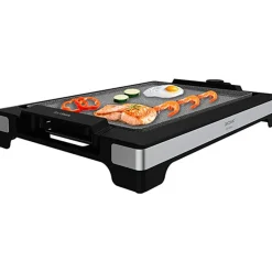 Plancha eléctrica Cecotec Tasty&Grill 2000 InoxStone 2000W negro/inox