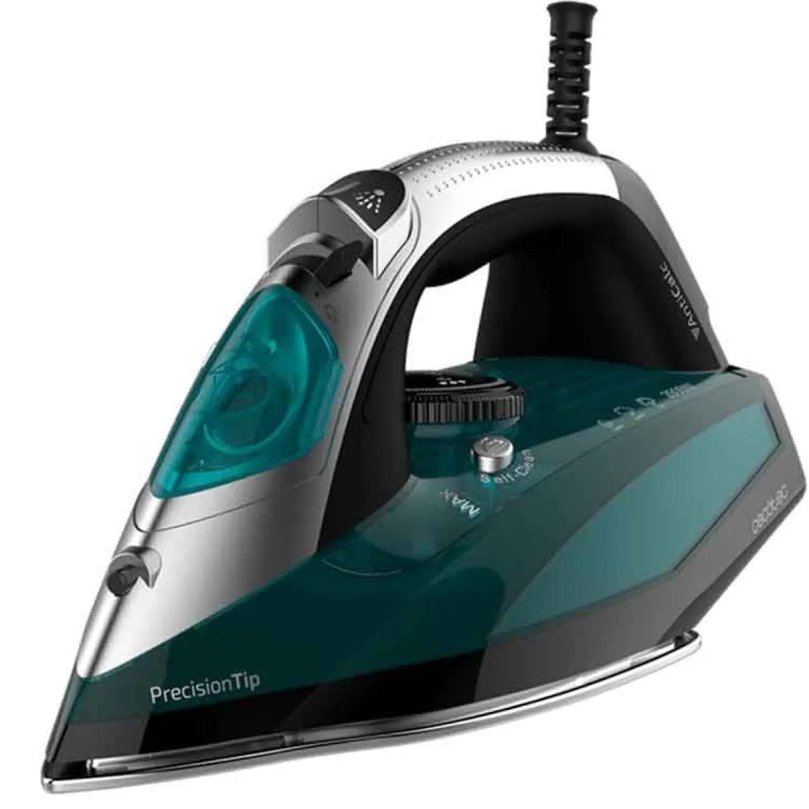 Plancha horizontal de vapor Cecotec Fast&Furious 5010 Vital 2600W negro/azul