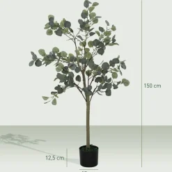 Planta artificial Eucaliptus 230 hojas verde 150 cm