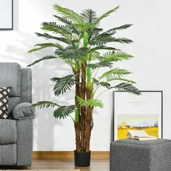 Planta artificial Nostra Homcom ramas ajustables verde 160 cm