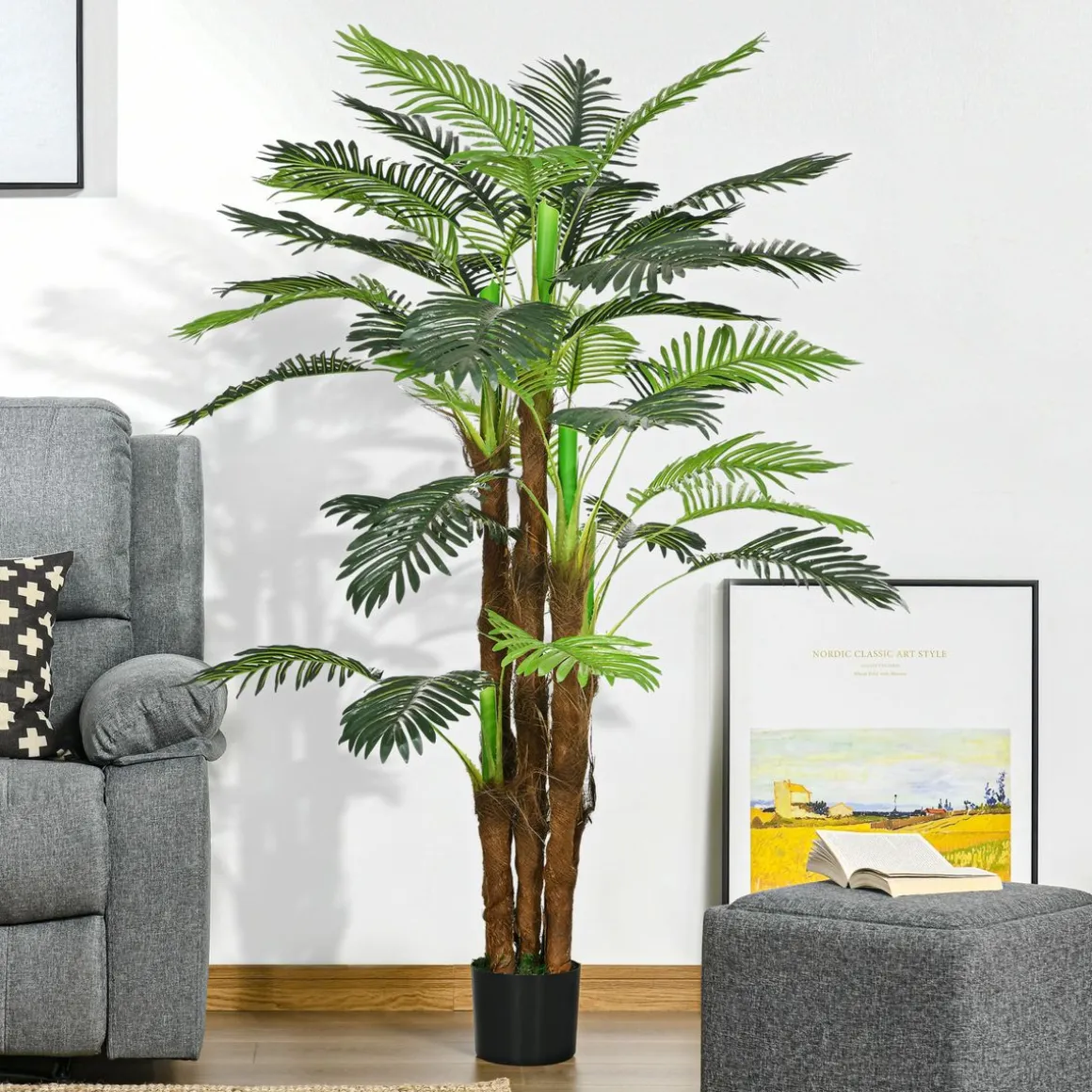Planta artificial Nostra Homcom ramas ajustables verde 160 cm