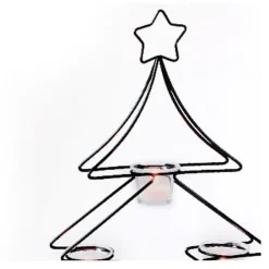Porta velas árbol de Navidad