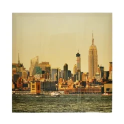 Print de paisaje ciudad decorativo 50x50 cm