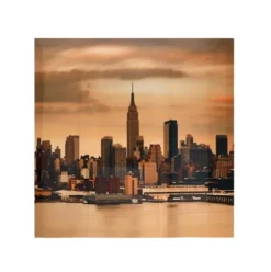 Print de paisaje ciudad decorativo 50x50 cm