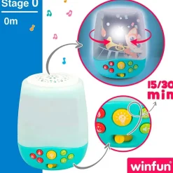 Proyector de cuna 3 en 1 WinFun para bebés +0M