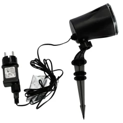 Proyector rotante LED con figuras navideñas 10,5 cm