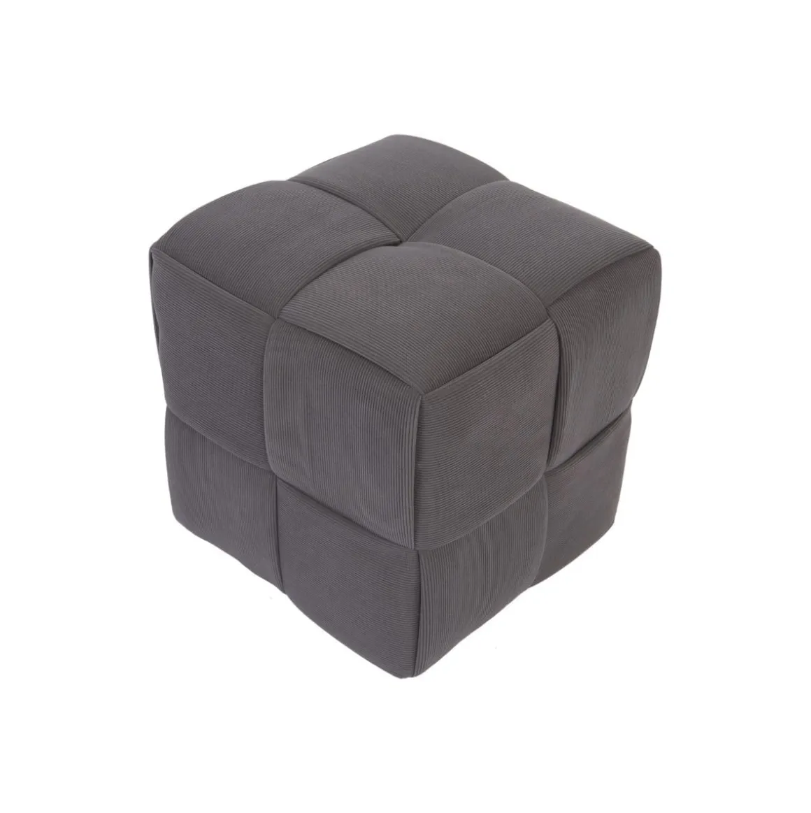 Puf Courdoruy diseño cuadrado 41x45x45 cm