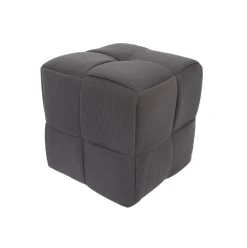 Puf Courdoruy diseño cuadrado 41x45x45 cm