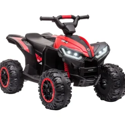 Quad eléctrico Homcom 2 motores 3-5 años 55,5x83x53 cm
